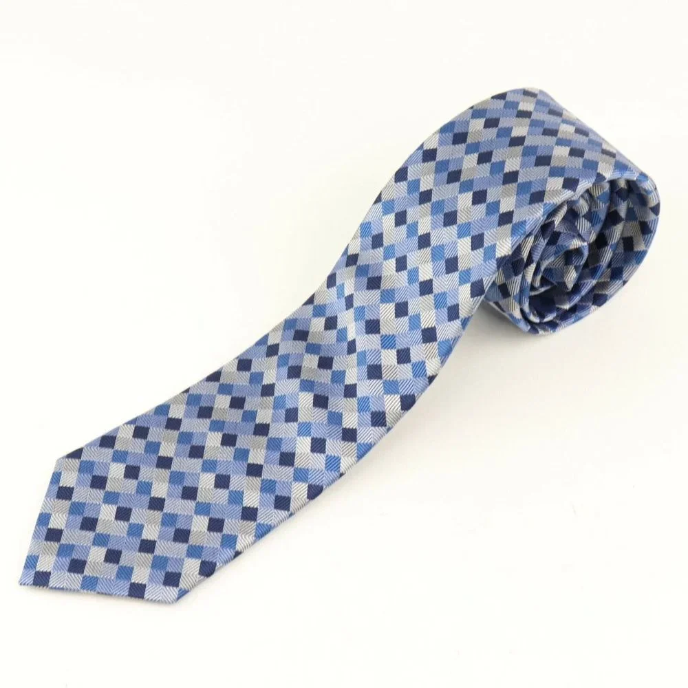 Bloomingdale's‎ The Men's Store, Blue Squared Men's Neck Tie